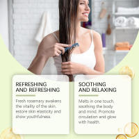 El aceite esencial de romero HOEGOA para el cabello proporciona una nutrición suave, cabello suave y sedoso, aceite esencial fragante para el cabello. - details 5
