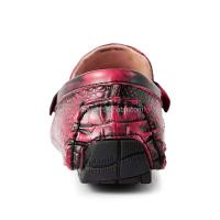 Nuevos zapatos casuales de moda de cuero de cocodrilo genuino antideslizantes planos de alta calidad para hombres, Wenzhou - details 2