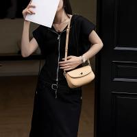 Bolso de hombro de mujer de cuero genuino con correa ajustable - Correa desmontable, gran capacidad, negro, versátil para desplazamientos, compras y fiestas, accesorio de fiesta, accesorio sofisticado, cierre de hebilla resistente - details 5