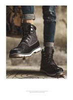 Producto de diseño Botas de estilo británico, cuero de PU de moda con zapatos de felpa, botas de nieve para hombre - details 16