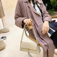 Bolso de hombro de cuero de PU para mujer, bolso pequeño, color sólido, de moda - details 19