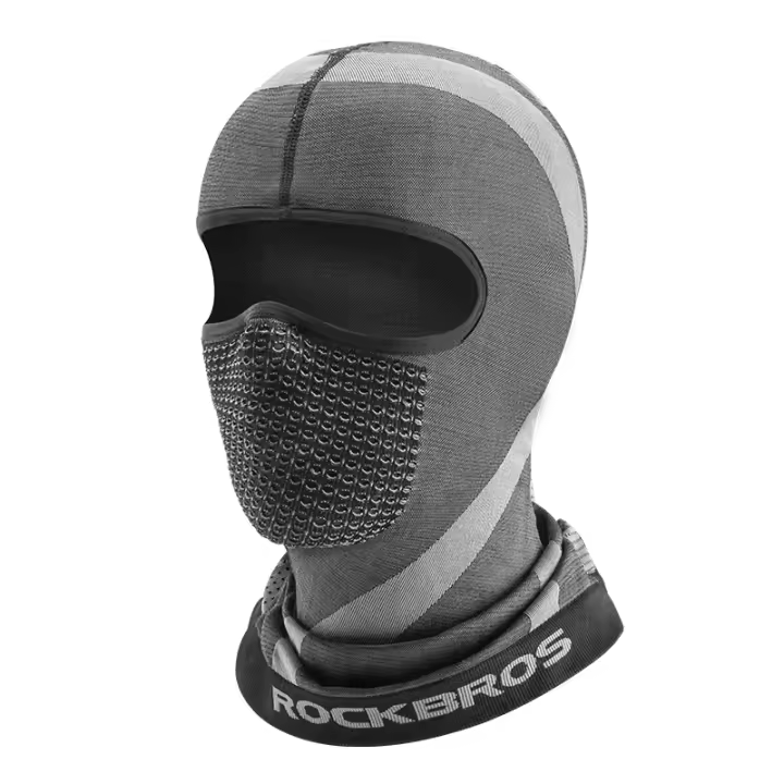Máscara de Ciclismo ROCKBROS Balaclava Elástica de Alta Resistencia para Deportes de Bicicleta y Correr Protección contra el Viento Material de Poliéster Cuidado de la Gorra Lavado en Máquina - 1