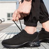 Zapatos de Seguridad para Trabajo para Hombres A Prueba de Agujas, Antideslizantes, Transpirables con Cordones Zapatillas Deportivas - details 0