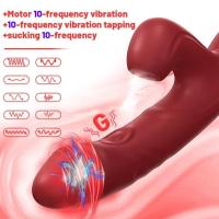 Empaque privado Vibrador Sexy 2 en 1 de Doble Estimulación para Clítoris Femenino Potente con Lengua para Clítoris y Punto G, Juguetes Sexuales Vibrantes para Adultos - details 7