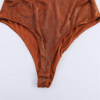 Moda Verano 2025 para Mujer OUWU Mono de Moda Adelgazante con Cuello de Metal Plano - details 8