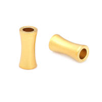 Cuentas de Pulsera de Brasso Dorado Mate Forma de Cilindro Ideal para Hacer Joyería DIY - details 22