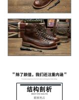 Botas altas para hombre, zapatos de cara corta para ciclismo, motociclismo y paracaidismo, polo de moda - details 4