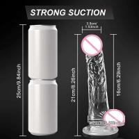 Plug de Anus y Vagina de Gelatina Suave Transparente Juguete Sexual Realista de 4 Tamaños para Mujeres Hombres Salud Sensual - details 10