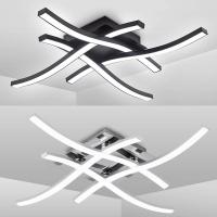 Lámpara de Techo LED Ajustable de 48W con Control Remoto XUNATA Moderna con Diseño de Garfork para Decoración de Dormitorio Material de Aluminio Fuente de Luz LED Ajustable - details 1
