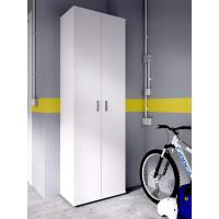 ARMARIO MULTIUSOS DE 2 PUERTAS CON 3 ESTANTES - 190x61x35 cm - BLANCO - details 1
