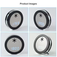 Cámara de Reloj Inalámbrico WIFI Visión Nocturna Audio Bimodal 2MP Ideal para Sitio de Bebé - details 4