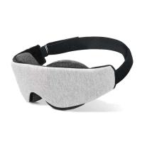 Máscara de sueño 3D para mujeres y hombres para cubrir los ojos, máscaras opacas, almohadilla para dormir ponderada, venda negra para los ojos, viaje - details 5