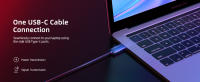 Uperfect-Monitor portátil de 1080P, dispositivo con pantalla de 144HZ y 17,3 ", USB C, HDMI, VESA - details 5