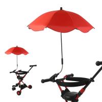 360 °   Paraguas plegable para cochecito de bebé, sombrilla ajustable, sombrilla para cochecito de bebé, protección solar UV para exteriores, toldo para cochecito de bebé - details 9