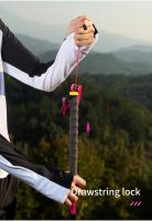AONIJIE-bastones de fibra de carbono E4214 para senderismo, bastón plegable ligero para montañismo, 1 par - details 6
