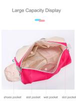 Mochila de Viaje de Lona Unisex Gimnasio con Compartimento para Zapatos - details 7