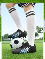 Zapatos de Fútbol de Cuero de Entrenamiento de Punto Corto Zapatillas de Fútbol para Jóvenes - details 0