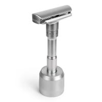 Nueva afeitadora de seguridad ajustable para hombres Afeitadora plegable de doble hoja - details 5