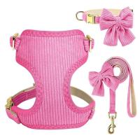 Set de 3 Arneses Transpirables para Perros Collar de Terciopelo Suave con Correa - details 9