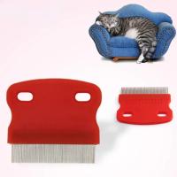 Peine para Mascotas de Acero Inoxidable Cepillo Grueso para Eliminación de Pelo de Mascota - details 2