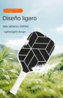 Pala de Pickleball de fibra de carbono, núcleo de polímero de 16 mm, diseñada para lograr un efecto y una consistencia óptimas. - details 2