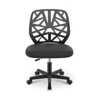 Silla Oficina Ergonómica con Soporte Lumbar, Silla de Escritorio de Respaldo con Reposacabezas y Altura Ajustables, Reposabrazos Abatible, Silla de Ordenador para Oficina en Casa, Gris - details 3