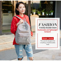 Mochila escolar de diseño de pana para mujer, bolso de hombro a rayas para adolescentes, bolsa de viaje - details 11