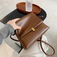 Bolsos pequeños Retro para mujer, bolso de mensajero de hombro para mascotas, cuero genuino suave que combina con todo, moda de otoño e invierno - details 3