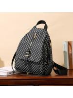 Mochila de gran capacidad senior sense 2025 nueva impresión suave de la pu de gran capacidad Mochila de ocio bolsa de viaje mujer - details 3