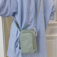 Bolsa portabotellas con correa para el hombro, bolso cruzado de nailon de secado rápido para botella de agua, con cordón abierto para manejar - details 5