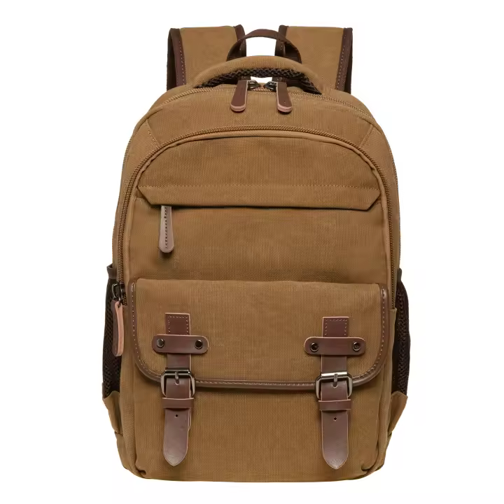 Mochila de lona vintage KAUKKO: gran capacidad, mochila multifuncional para exteriores - 1