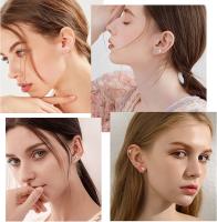 5Pares Pendientes Cartilago Oreja Para Mujer Hombre Plata Oro Negro, 20G Maple Quirurgico Pendientes Hipoalergénicos CZ Huggie Pendientes Aros Pequeños, Tragus Oreja Piercing Joyería - details 3