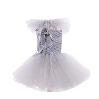 Vestido de Joker gris elegante, vestido, payaso espeluznante, ropa de Cosplay para fiesta de Carnaval para niños, disfraz de Halloween para niñas - details 8