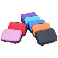 Bolsa de almacenamiento de varios colores, Mini estuche rígido de Material EVA, estuche portátil con cremallera de alta calidad, accesorios, caja de transporte de viaje - details 1