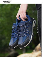 Zapatos de senderismo de marca para hombre, calzado de escalada de montaña transpirable, calzado de entrenamiento cómodo para exteriores, zapatillas deportivas antideslizantes para senderismo - details 20