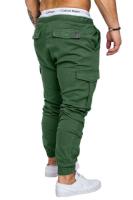 2025 Pantalones deportivos elásticos sueltos para hombre con encaje, pantalones con entrepierna abierta, moda informal - details 9