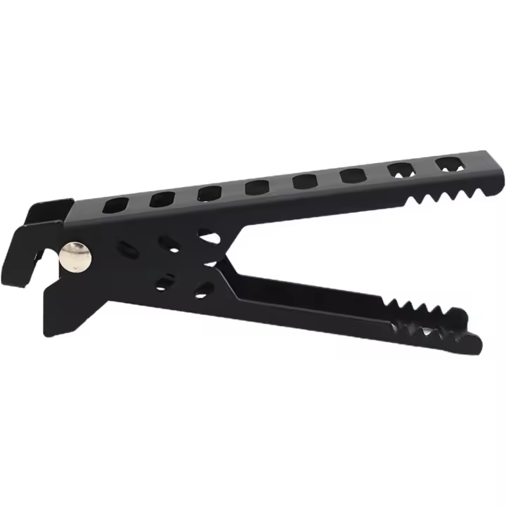 Entersports Agarre de Caliente de Aleación de Aluminio Portaplatos Gripper para Cocina al Aire Libre Tiza de Olla Caliente Gripper - 1