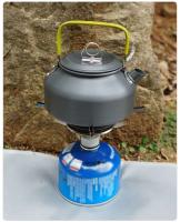 Mini estufa de gas ligera para acampar con bolsa de transporte, quemador portátil de alta potencia para senderismo y picnic - details 5