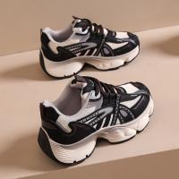 Zapatillas deportivas de suela gruesa para mujer, zapatillas casual slip-on, tenis planas, transpirables, cómodas y gruesas, invierno - details 6