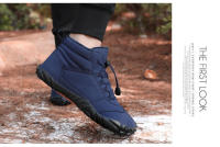 Botas de nieve impermeables para hombre y mujer, botines informales de felpa para mantener el calor, Unisex, Invierno - details 14