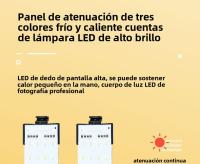 Estudio Fotográfico LED Portátil 40x40cm, 3 Fondos, Iluminación Profesional Ajustable 5600K, Diffusor Suave, Trípode Blanco/Negro - details 11