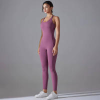 Hamidou-body de Yoga elástico, ropa de gimnasio, ropa deportiva de realce, mono de entrenamiento sin espalda, conjunto de Yoga de alta elasticidad para gimnasio - details 20