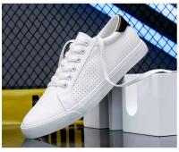 Zapatos para caminar para hombre, nuevos zapatos deportivos de cuero genuino. - details 7