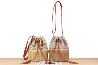 2025 nueva bomba cinturón bolsa de cubo bolsa de hombro bolsa tejida bolsa de playa de verano bolsa tejida empalme bolsa de rayas - details 6