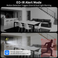Cámara de Seguridad IP Mini Wifi Monitor de Seguridad para el Hogar Inalámbrico con Visión Nocturna Infrarroja Control de Aplicación para Teléfono Móvil Impermeable - details 2