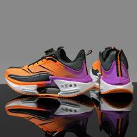 Zapatos para correr con hebilla giratoria para hombre, zapatillas gruesas a la moda para mujer, calzado para correr con parte inferior gruesa Unisex, calzado sin cordones para exteriores para niños - details 1