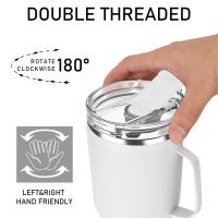 Taza de Viaje de 1182 ml 40oz con asa y Pajita, Termo para café frío y Caliente, Capacidad - details 3
