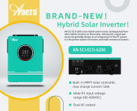 Inversor Solar Híbrido Anern 6.2KW 120A MPPT Dual Control Integrado Fuera de Red Voltaje de 230V - details 0