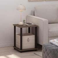 Mesa Auxiliar Simplista, Madera compuesta, Espresso/Negro, 2 Unidades - details 16