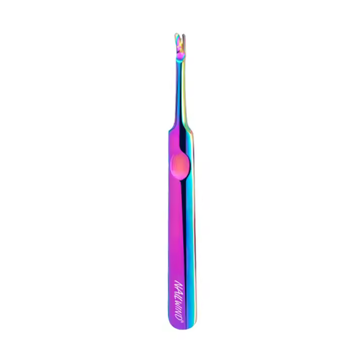NAILWIND-empujador de tenedor de cutículas de uñas de acero inoxidable, removedor de barniz de Gel, recortador para piel muerta, herramienta de manicura limpia - 1